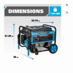 Generador Portable 6580 Watts Silencioso Doble Combustible - Image 4