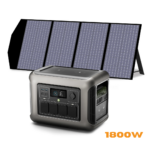 Estación de Carga Solar 1800W +1 Paneles Solares 120 W