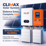 Sistema de Energia Solar 10KW CLIMAX