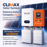 Sistema de Energia Solar 20KW CLIMAX