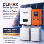 Sistema de Energia Solar 5KW CLIMAX