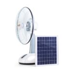 Ventilador Recargable De Mesa Clímax (16″ + Panel Solar)