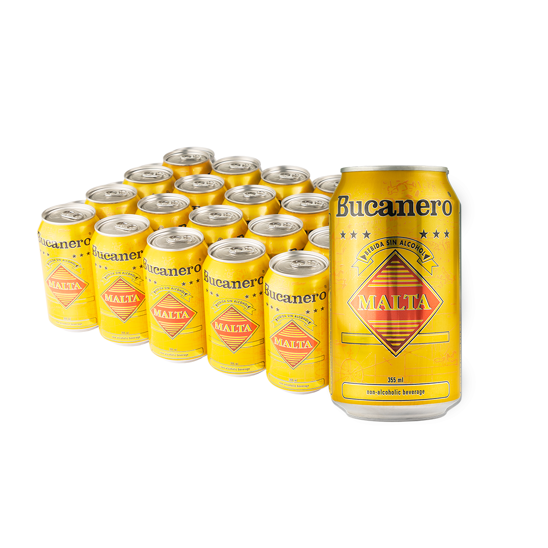 malta_bucanero Malta Bucanero Sin Alcohol 24 Latas 355 ML - Image 1